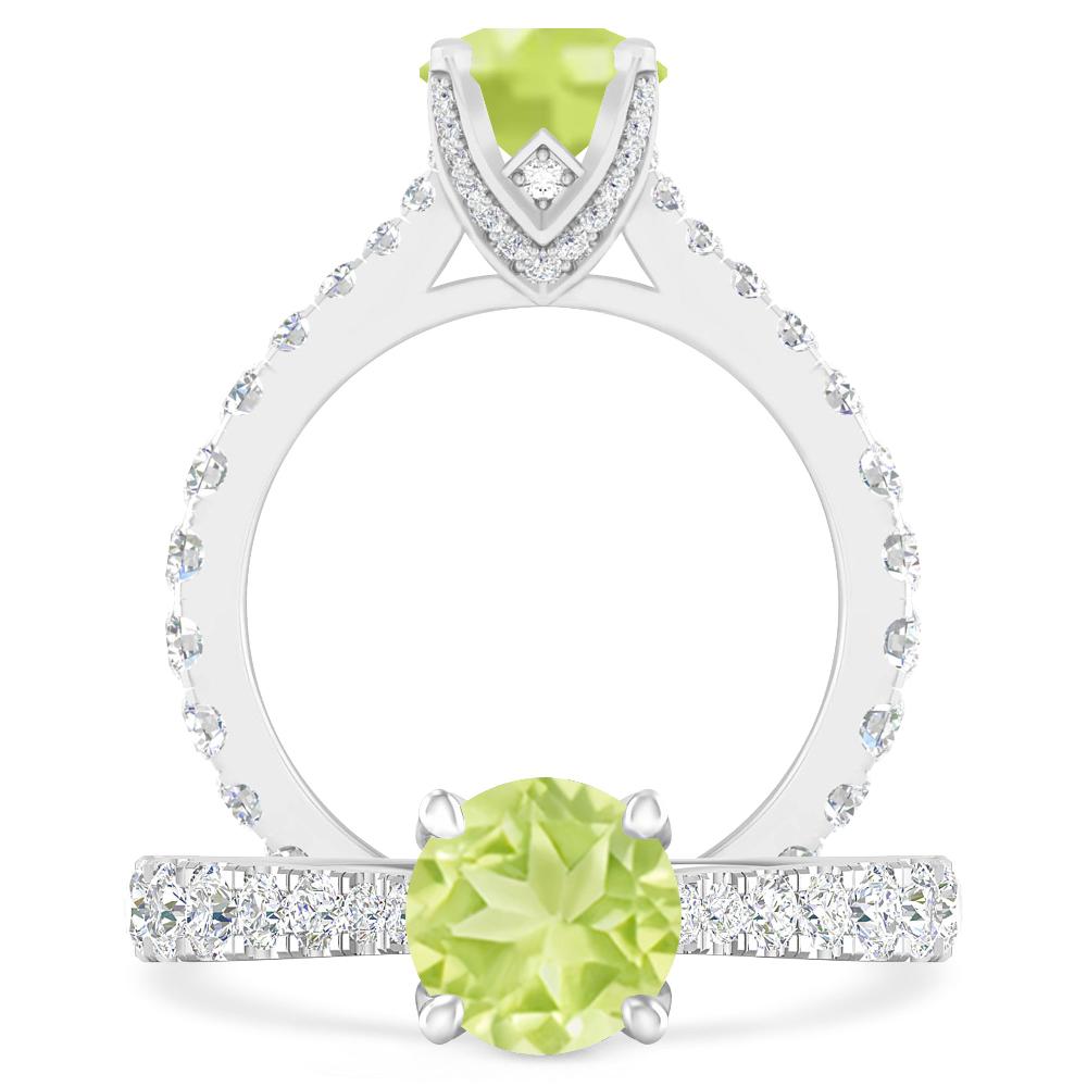 White Gold - Peridot