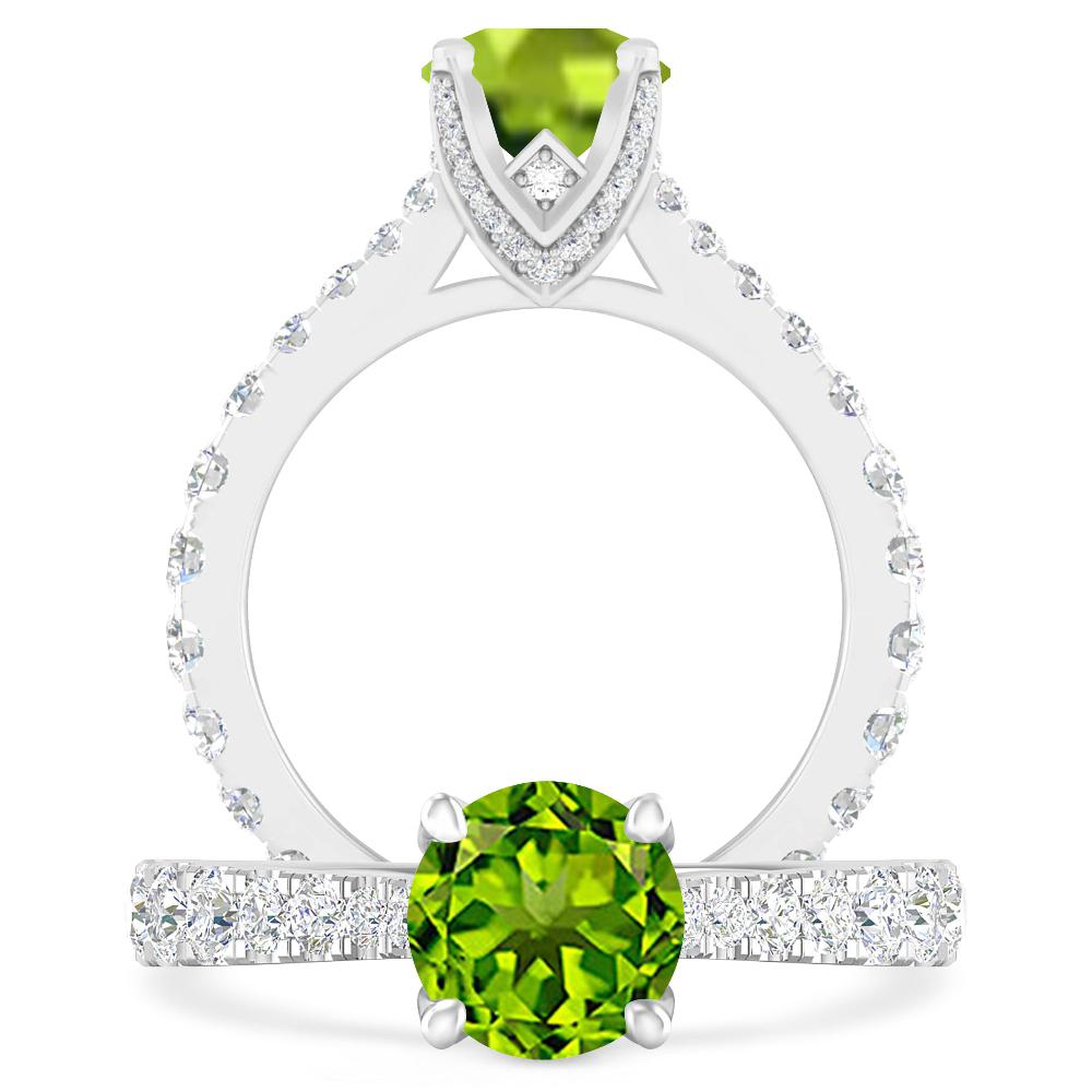 White Gold - Peridot