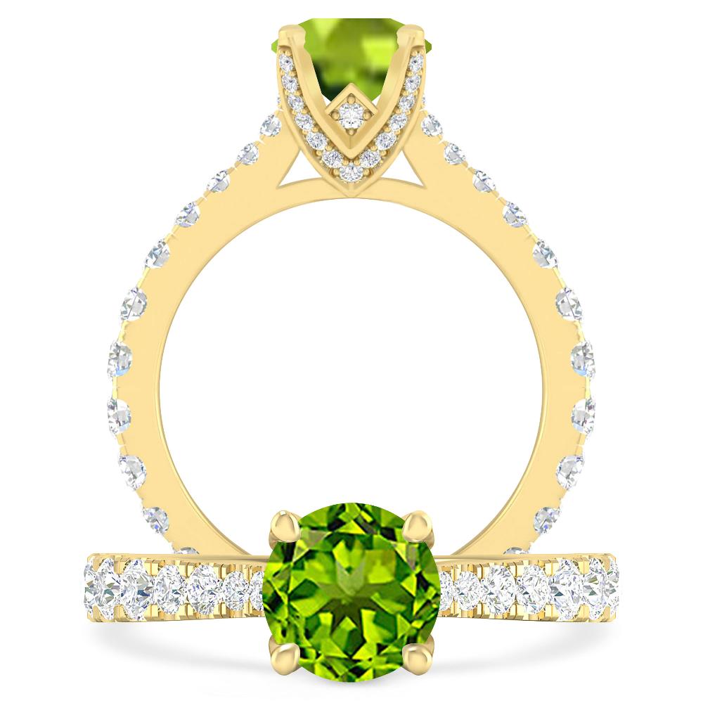 Yellow Gold - Peridot