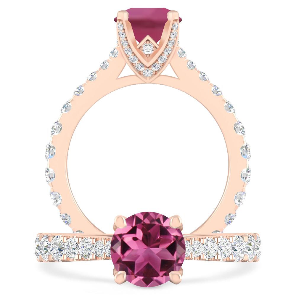 Rose Gold - Pink Tourmaline