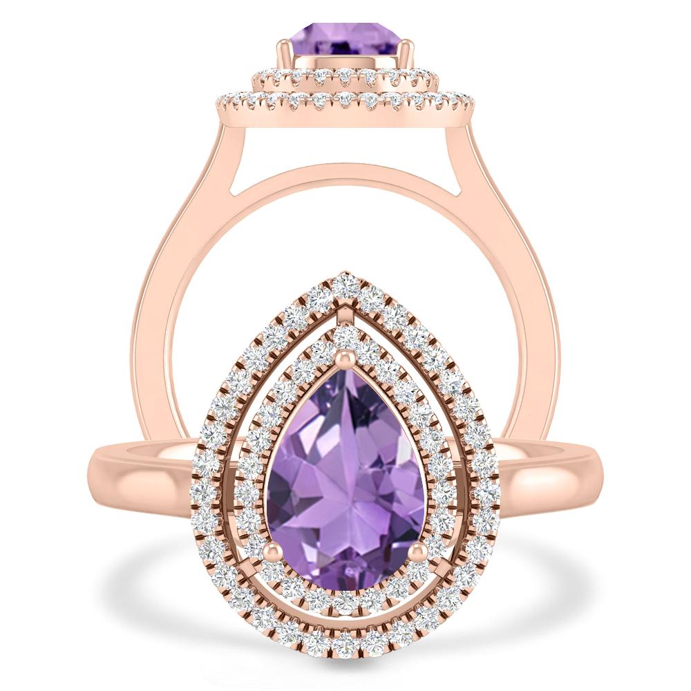 Rose Gold - Amethyst