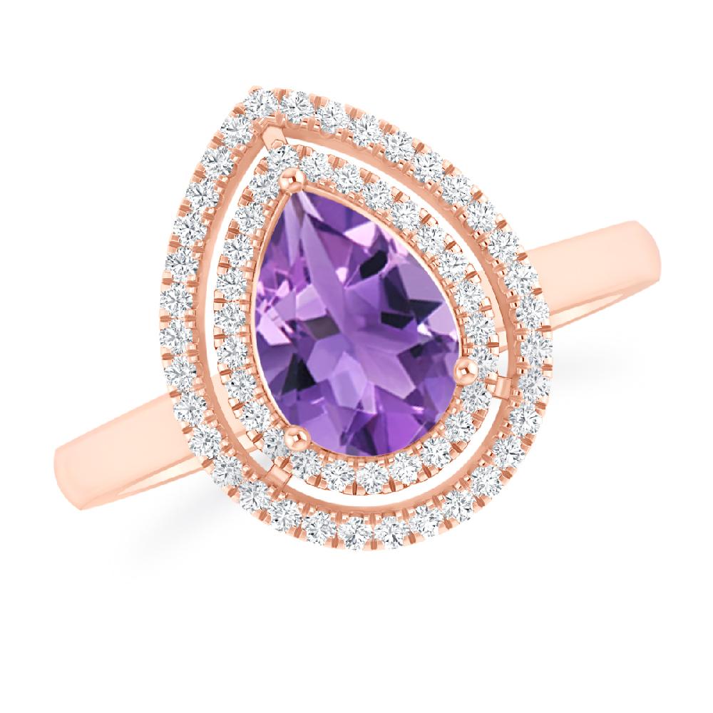 Rose Gold - Amethyst