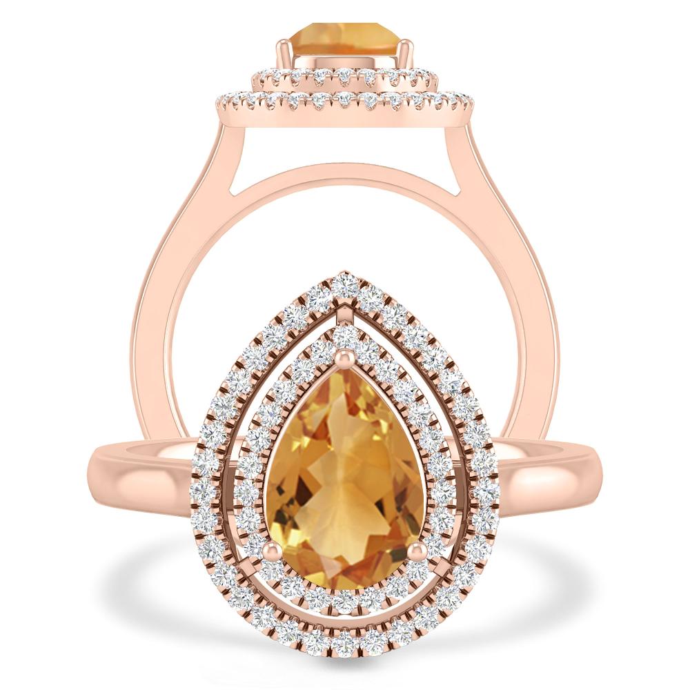 Rose Gold - Citrine