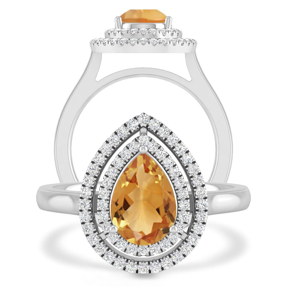 White Gold - Citrine