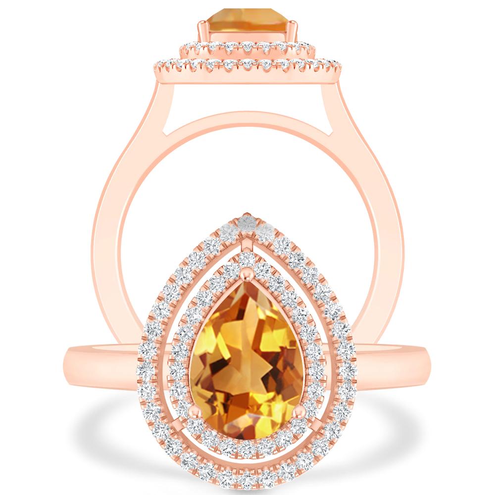 Rose Gold - Citrine