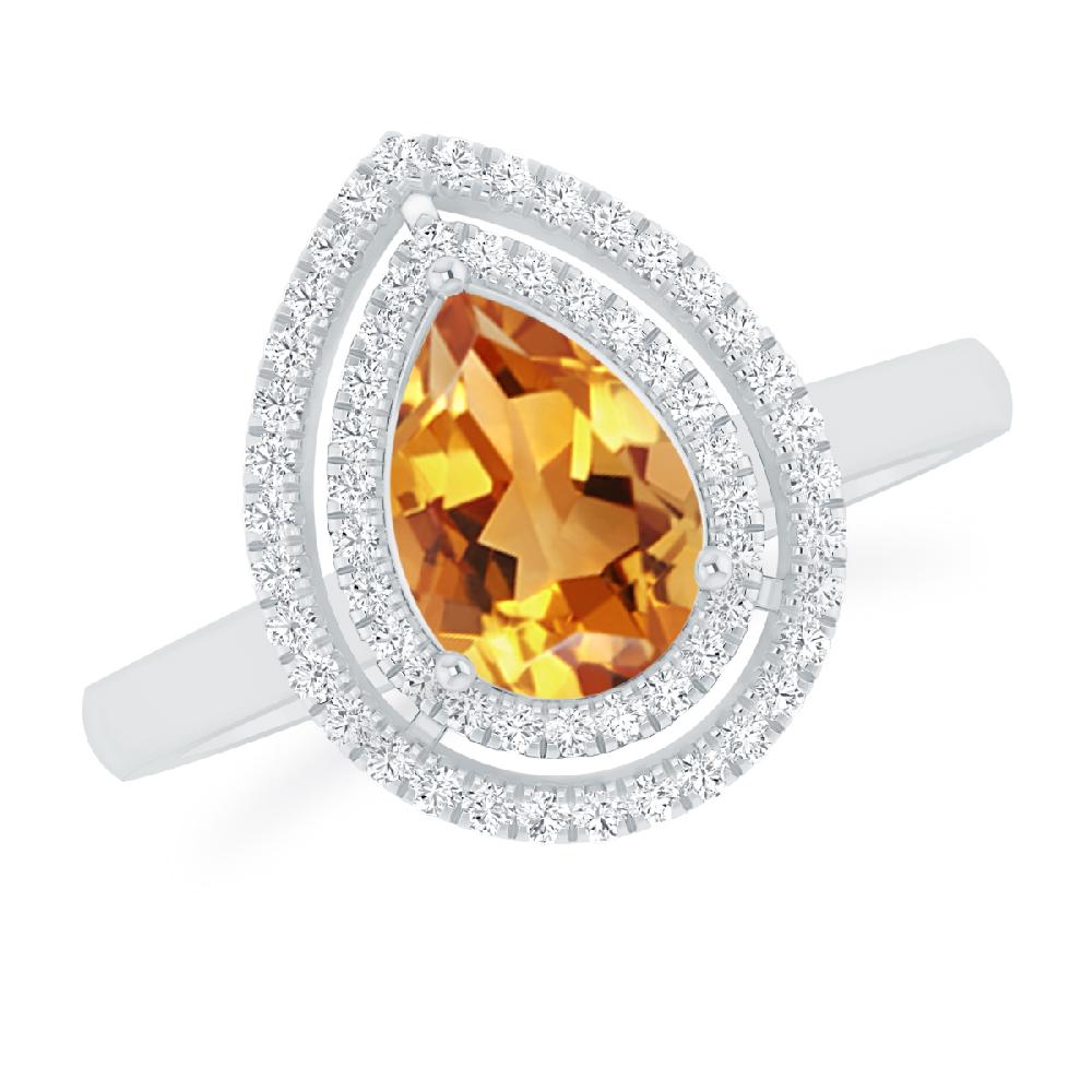 White Gold - Citrine