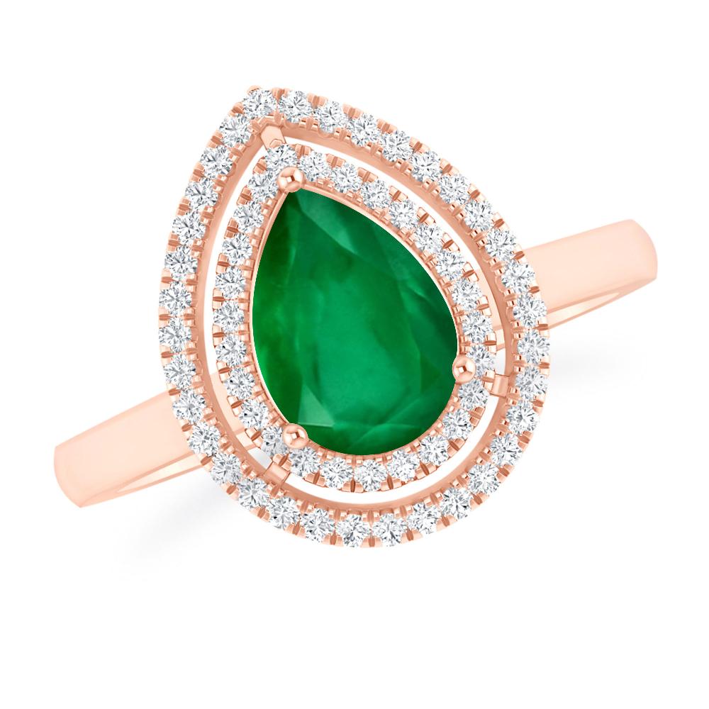 Rose Gold - Emerald