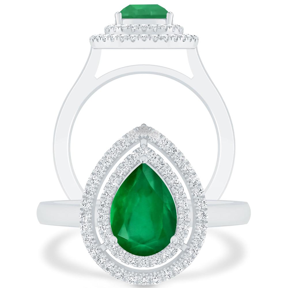 White Gold - Emerald