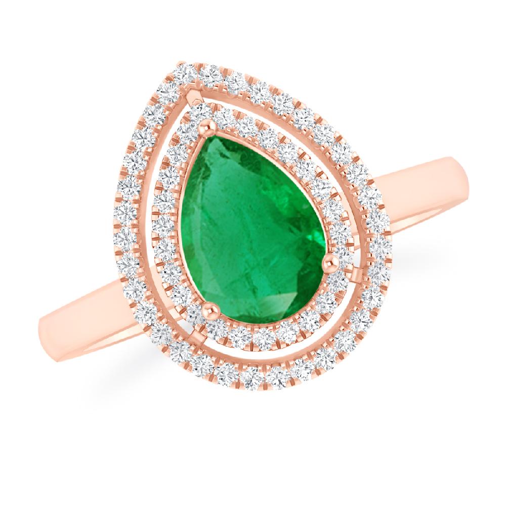 Rose Gold - Emerald