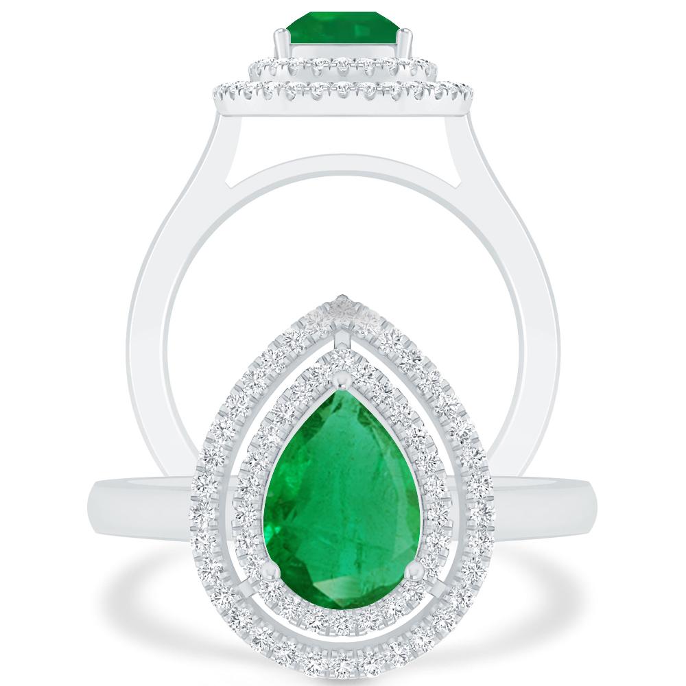 White Gold - Emerald