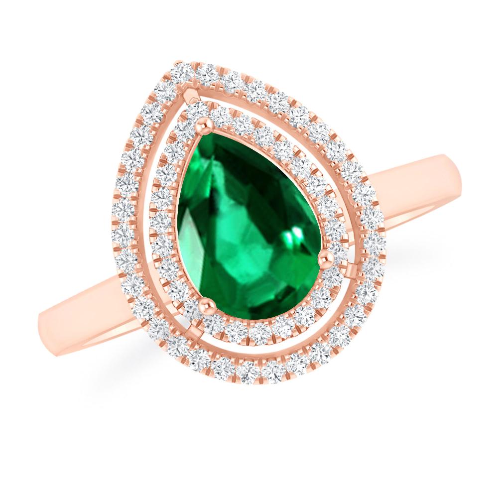 Rose Gold - Emerald