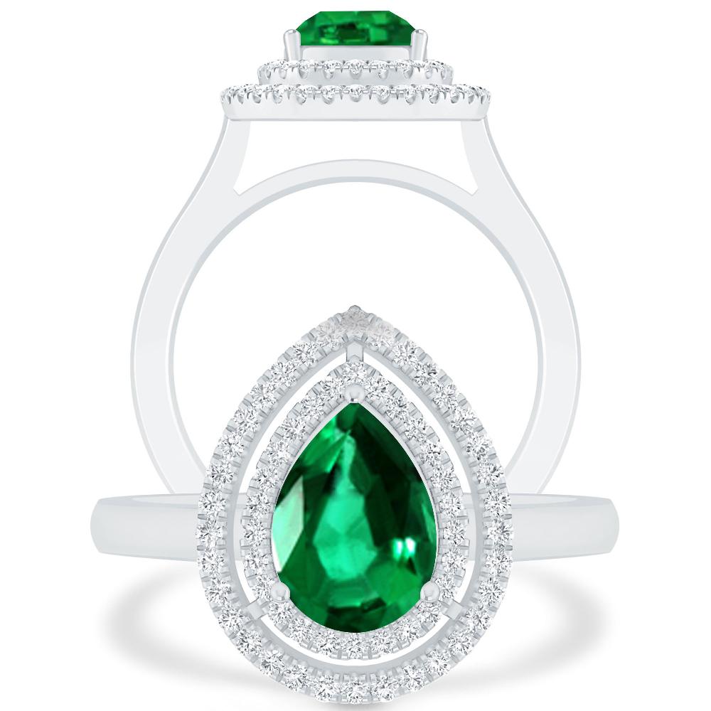 White Gold - Emerald