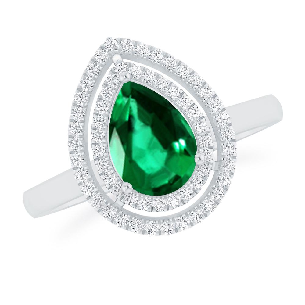 White Gold - Emerald