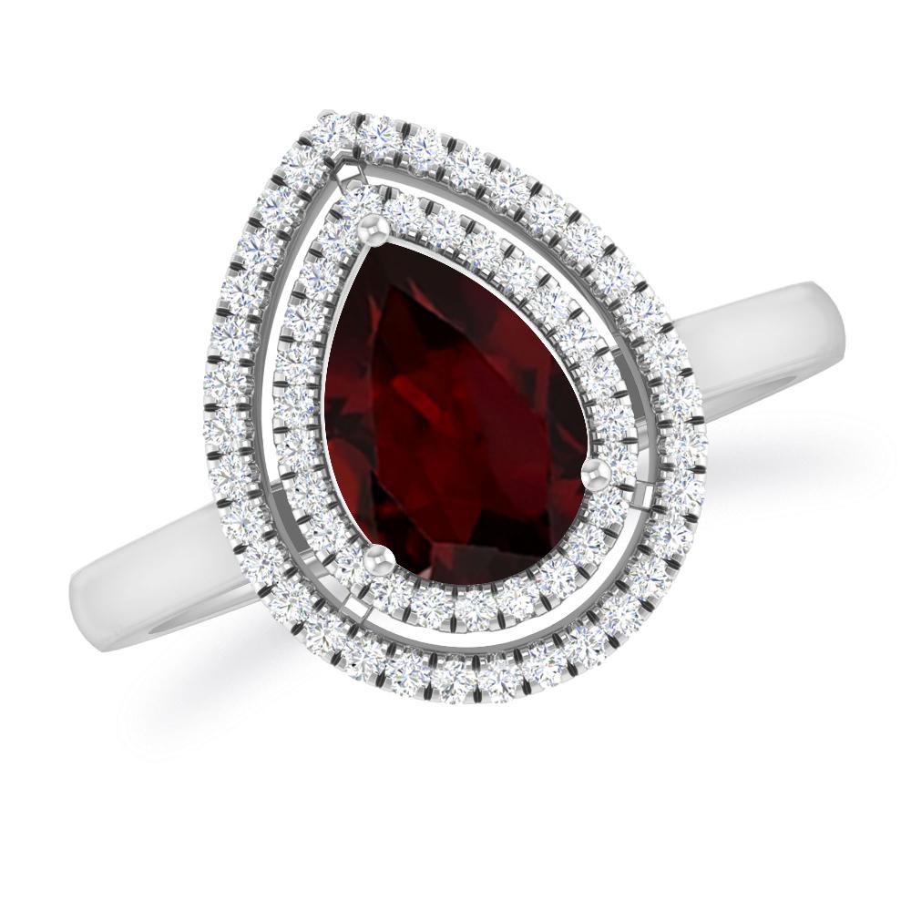 White Gold - Garnet