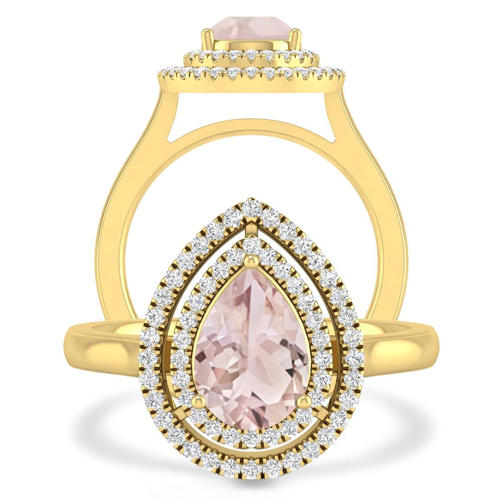 Yellow Gold - Morganite