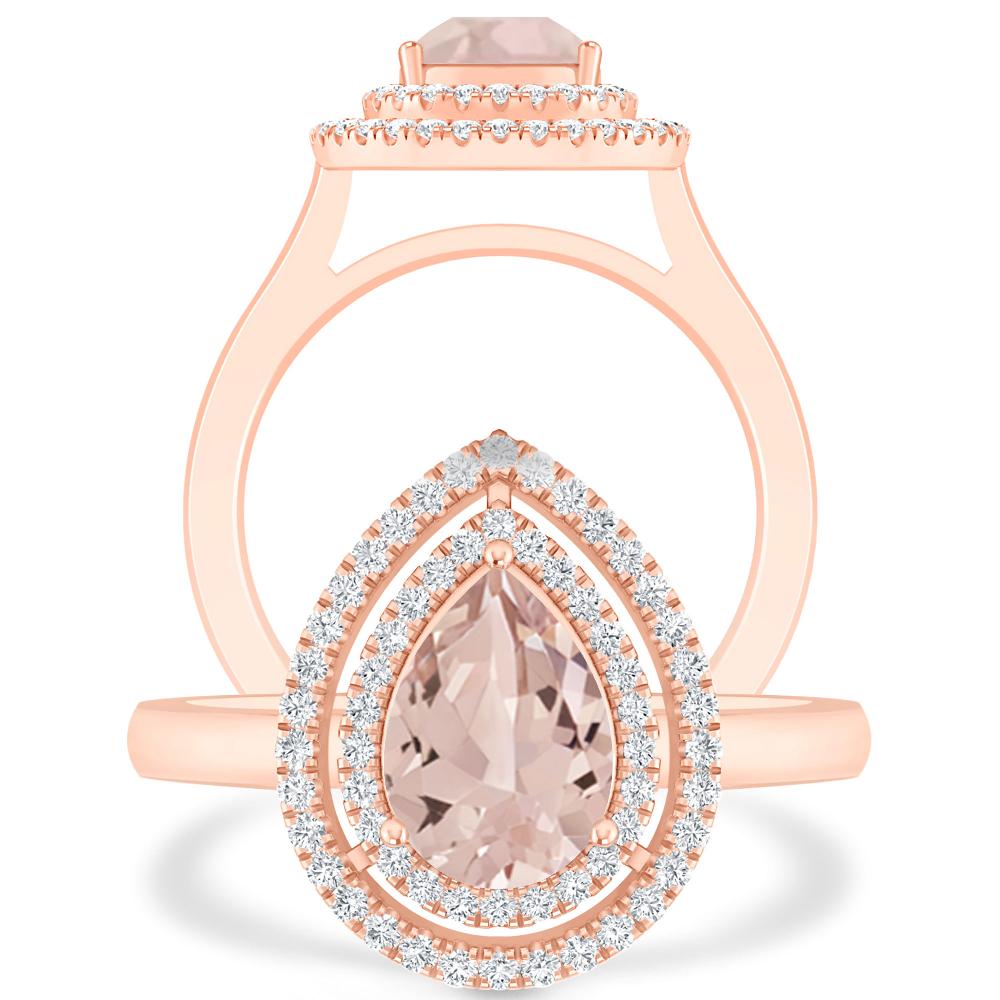 Rose Gold - Morganite