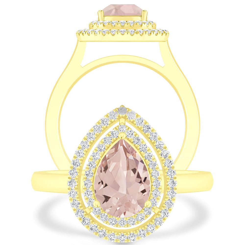 Yellow Gold - Morganite