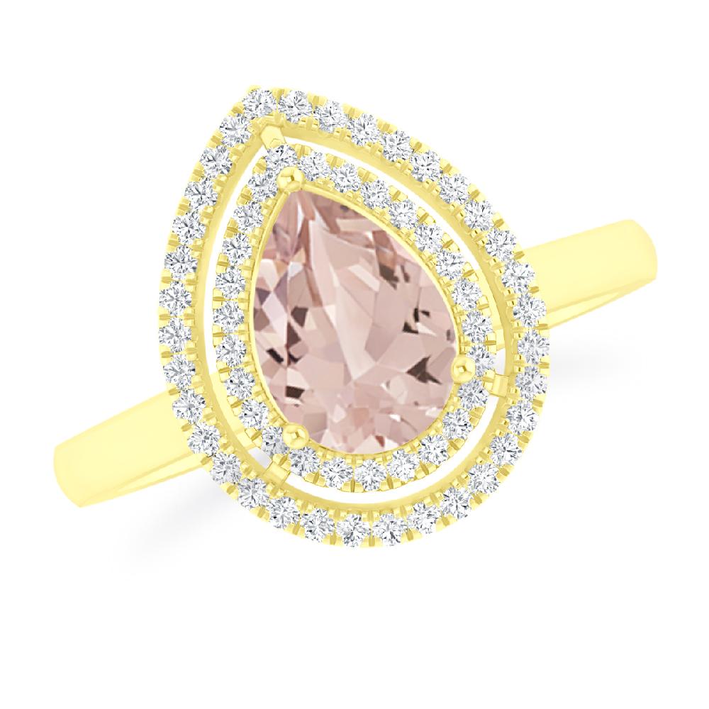 Yellow Gold - Morganite