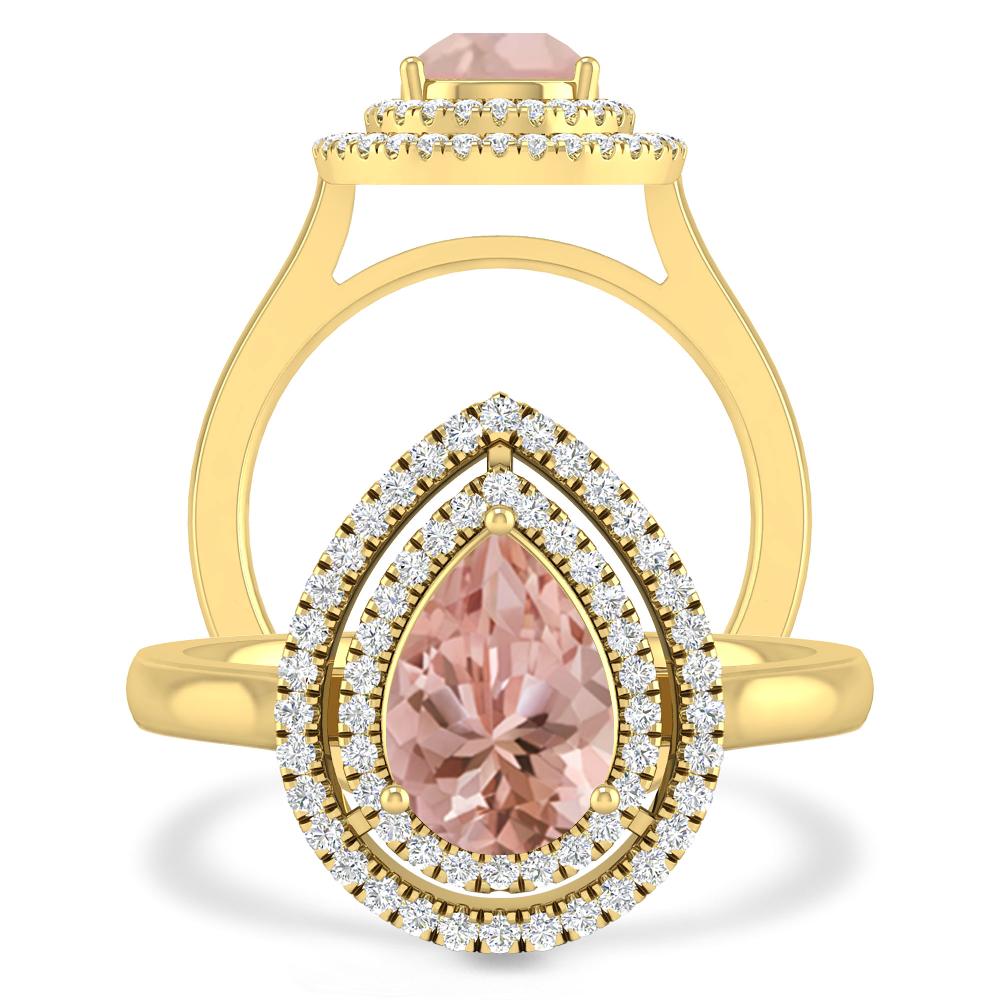 Yellow Gold - Morganite