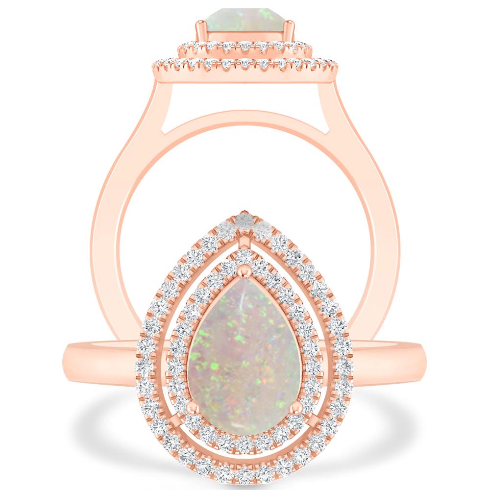 Rose Gold - Opal