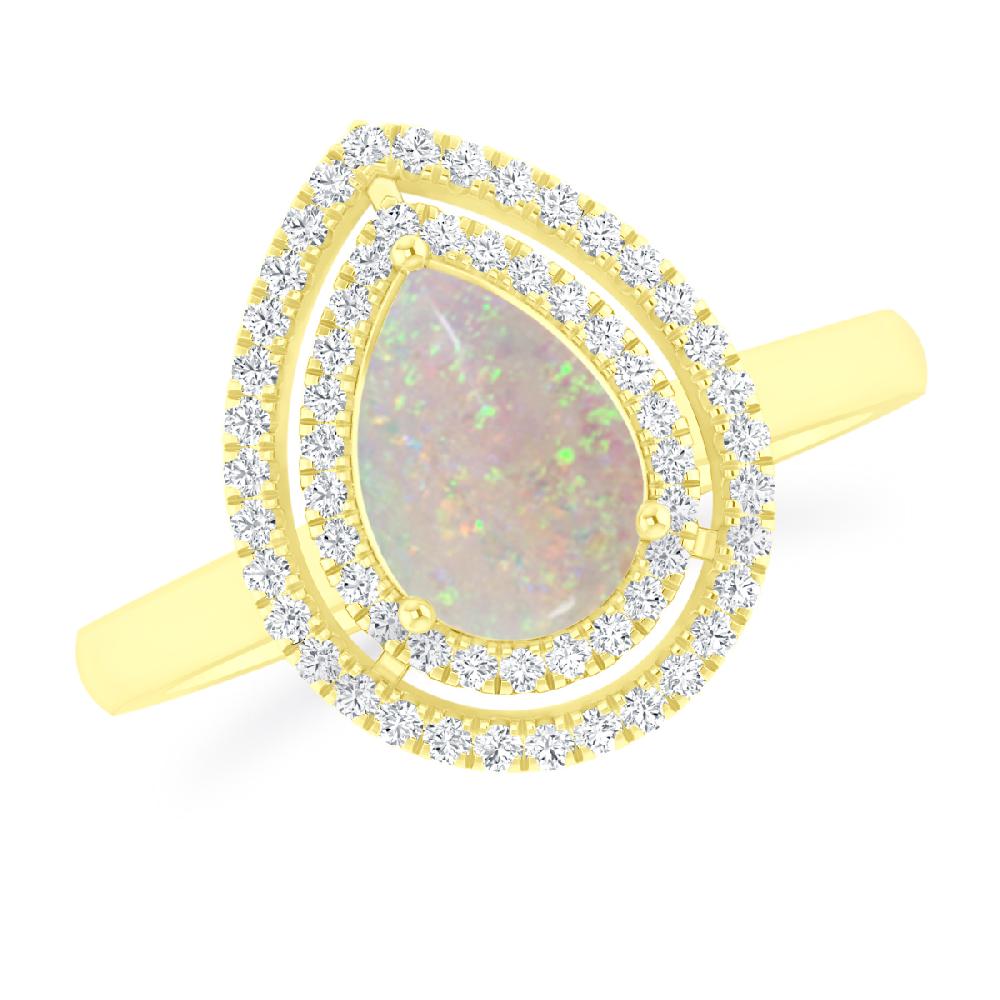 Yellow Gold - Opal