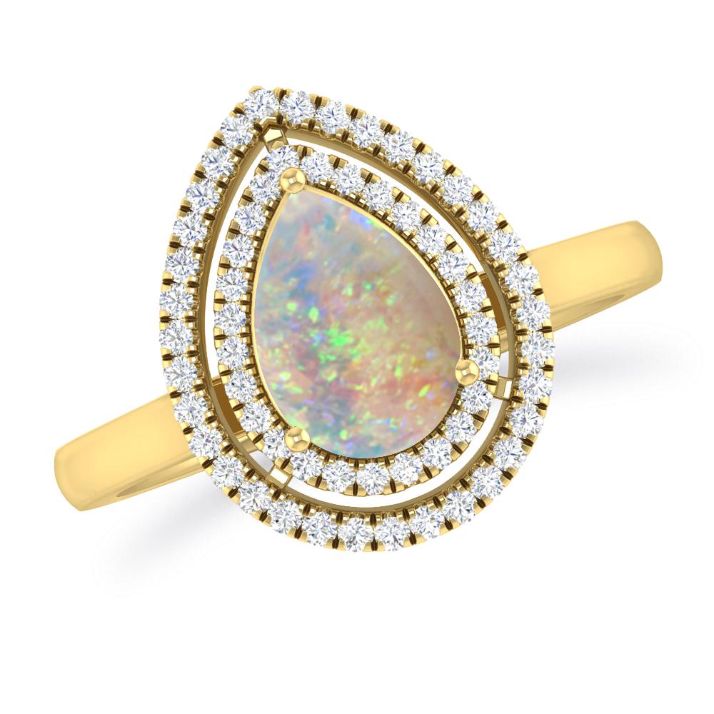 Yellow Gold - Opal