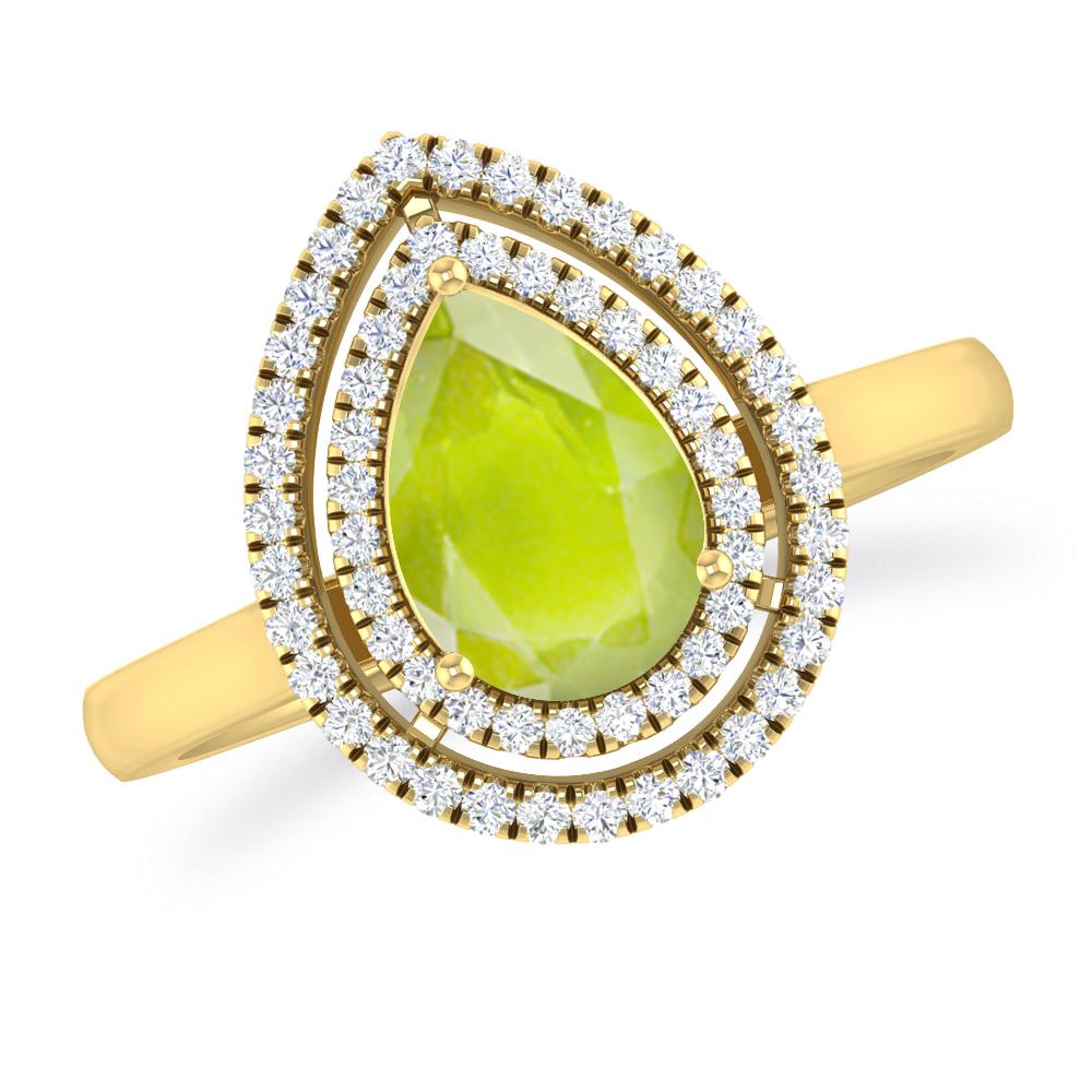 Yellow Gold - Peridot