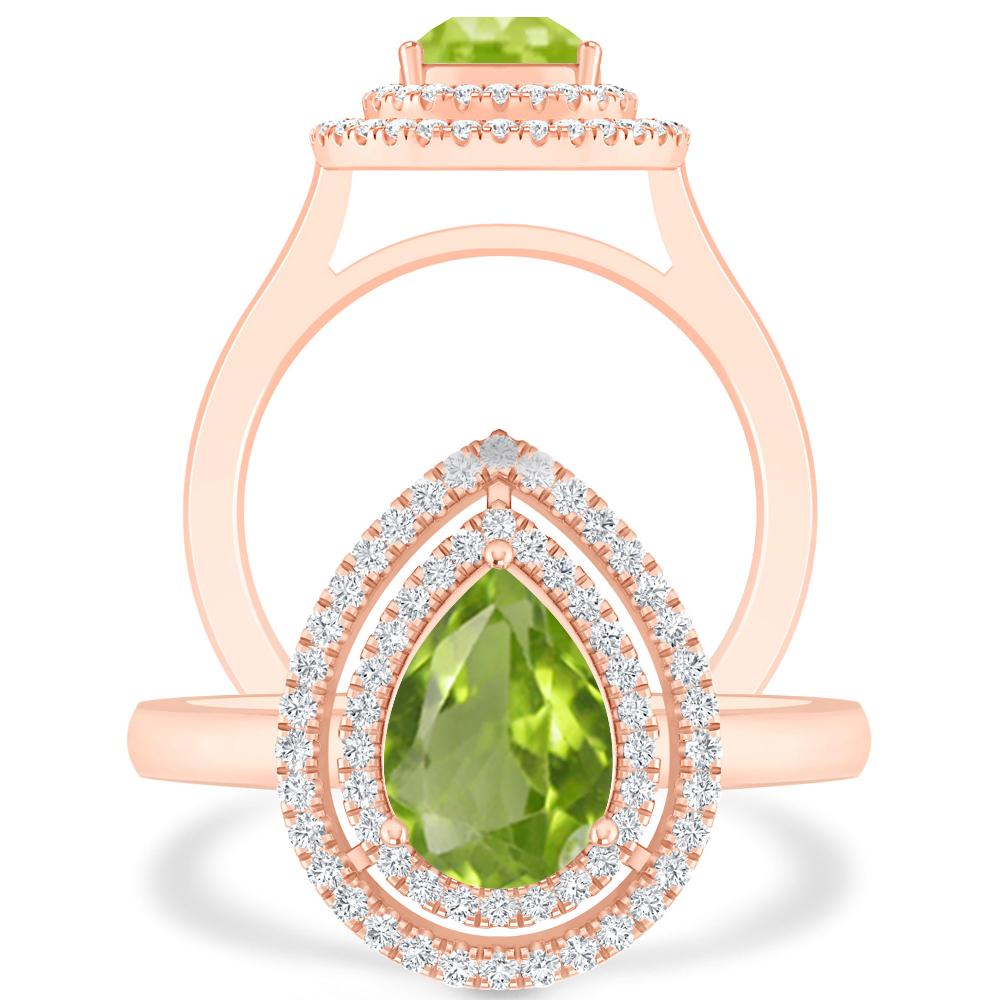 Rose Gold - Peridot