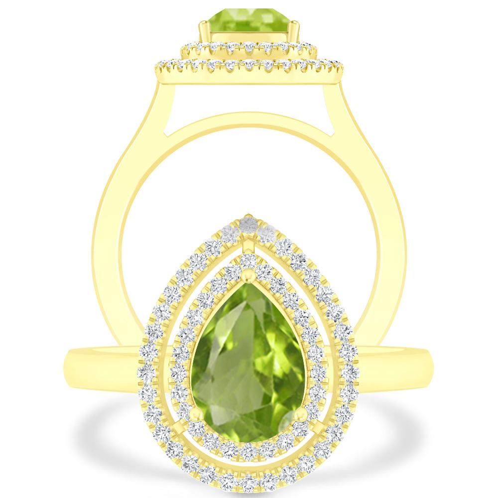 Yellow Gold - Peridot