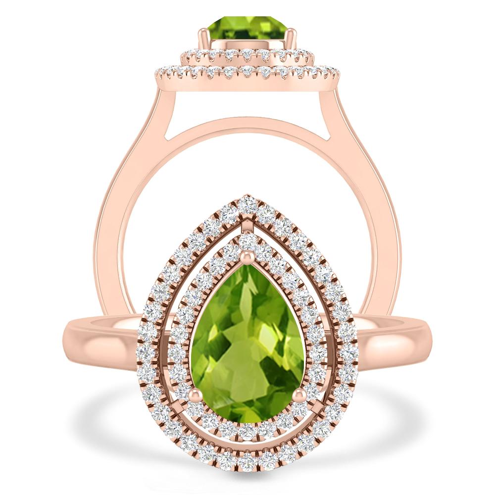 Rose Gold - Peridot