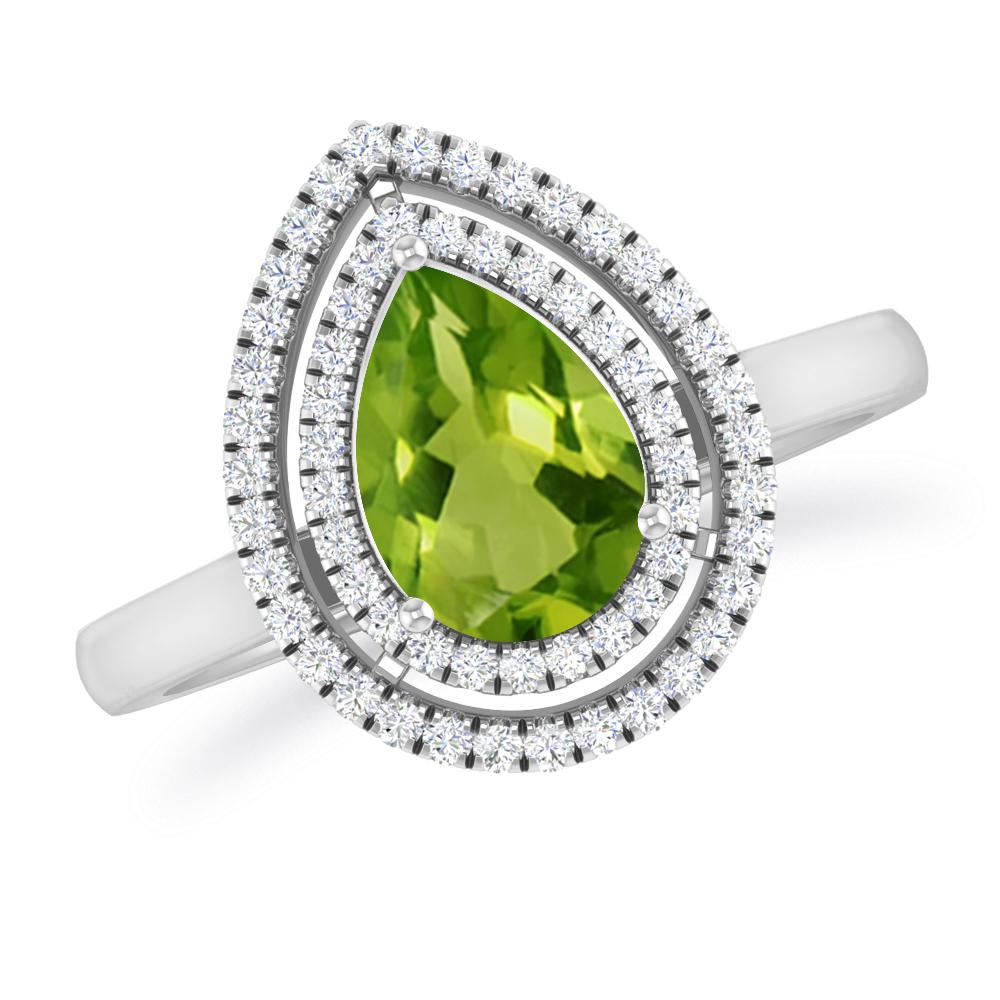 White Gold - Peridot