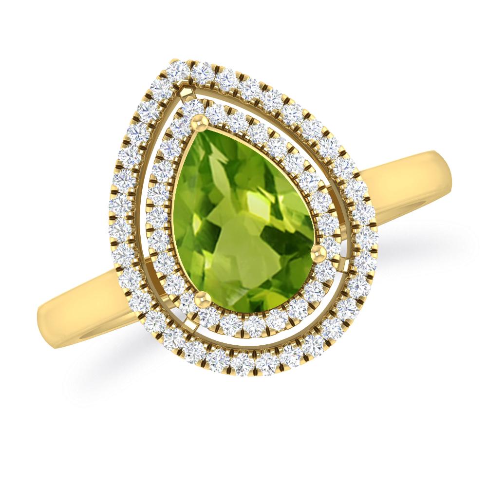 Yellow Gold - Peridot