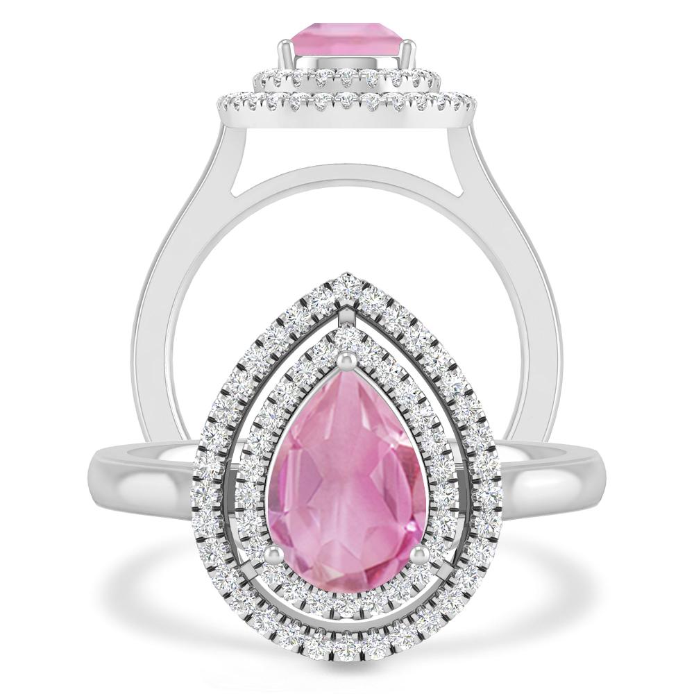 White Gold - Pink Tourmaline