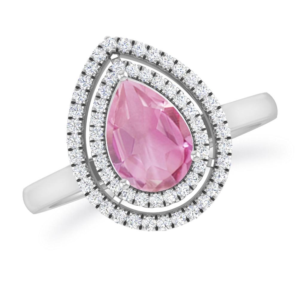 White Gold - Pink Tourmaline