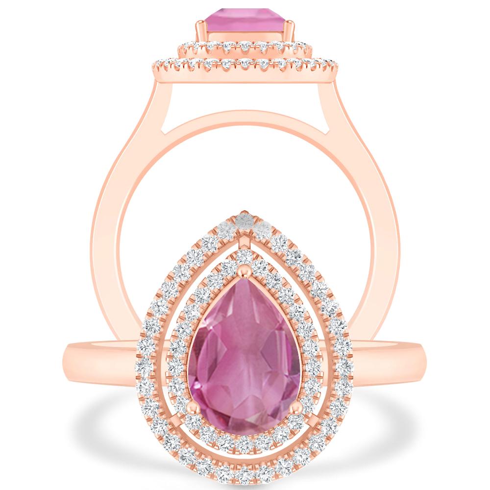 Rose Gold - Pink Tourmaline