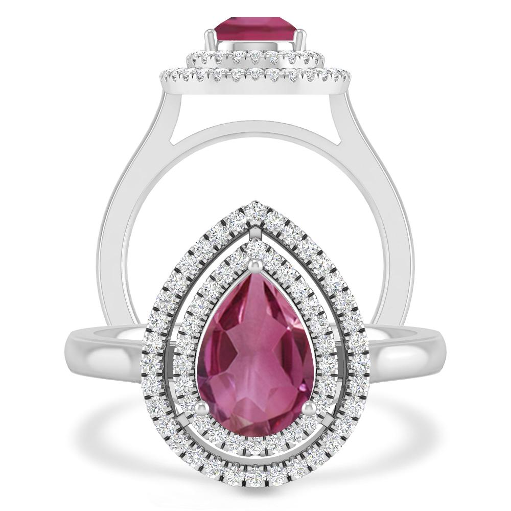 White Gold - Pink Tourmaline