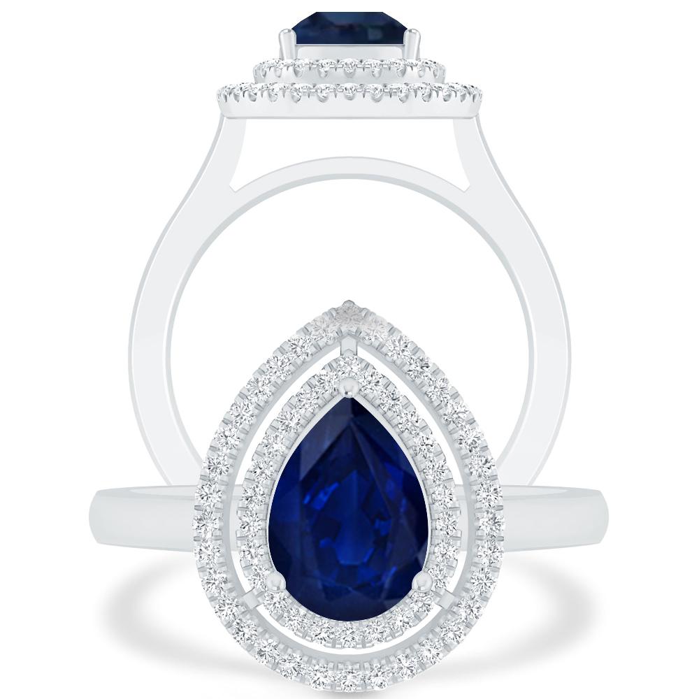 White Gold - Sapphire