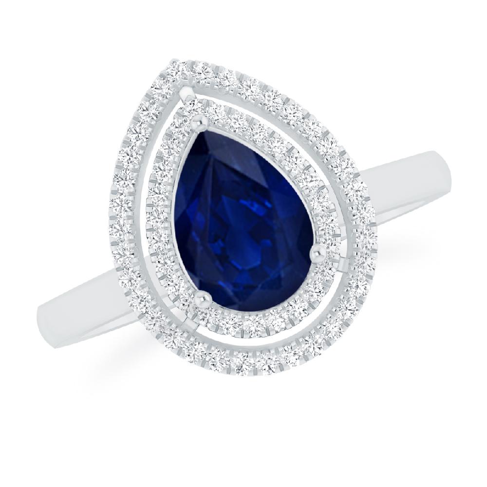 White Gold - Sapphire