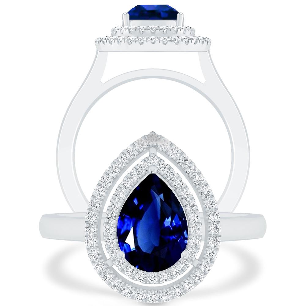 White Gold - Sapphire