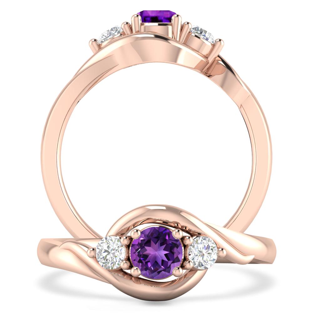 Rose Gold - Amethyst