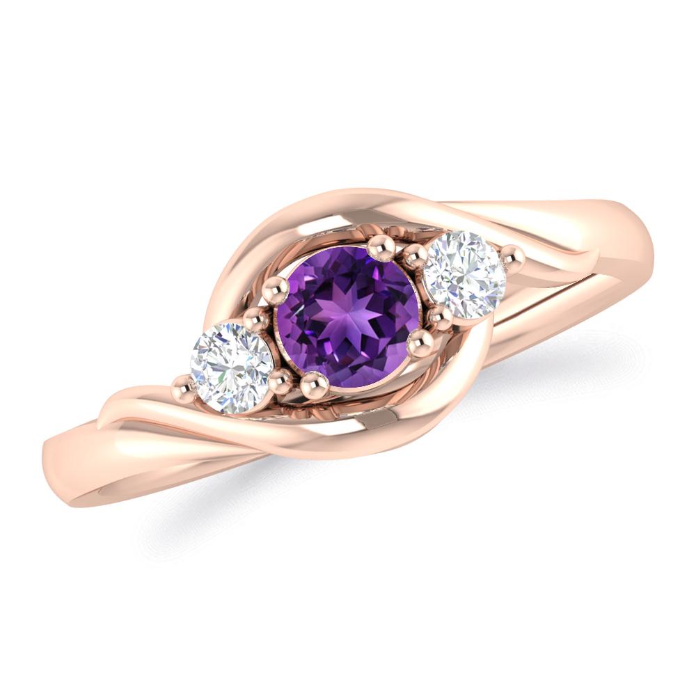 Rose Gold - Amethyst