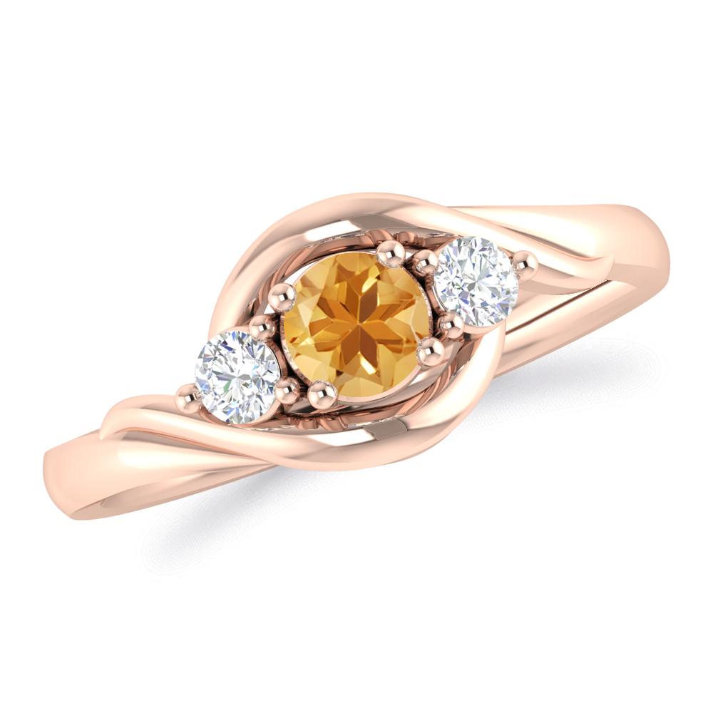 Rose Gold - Citrine