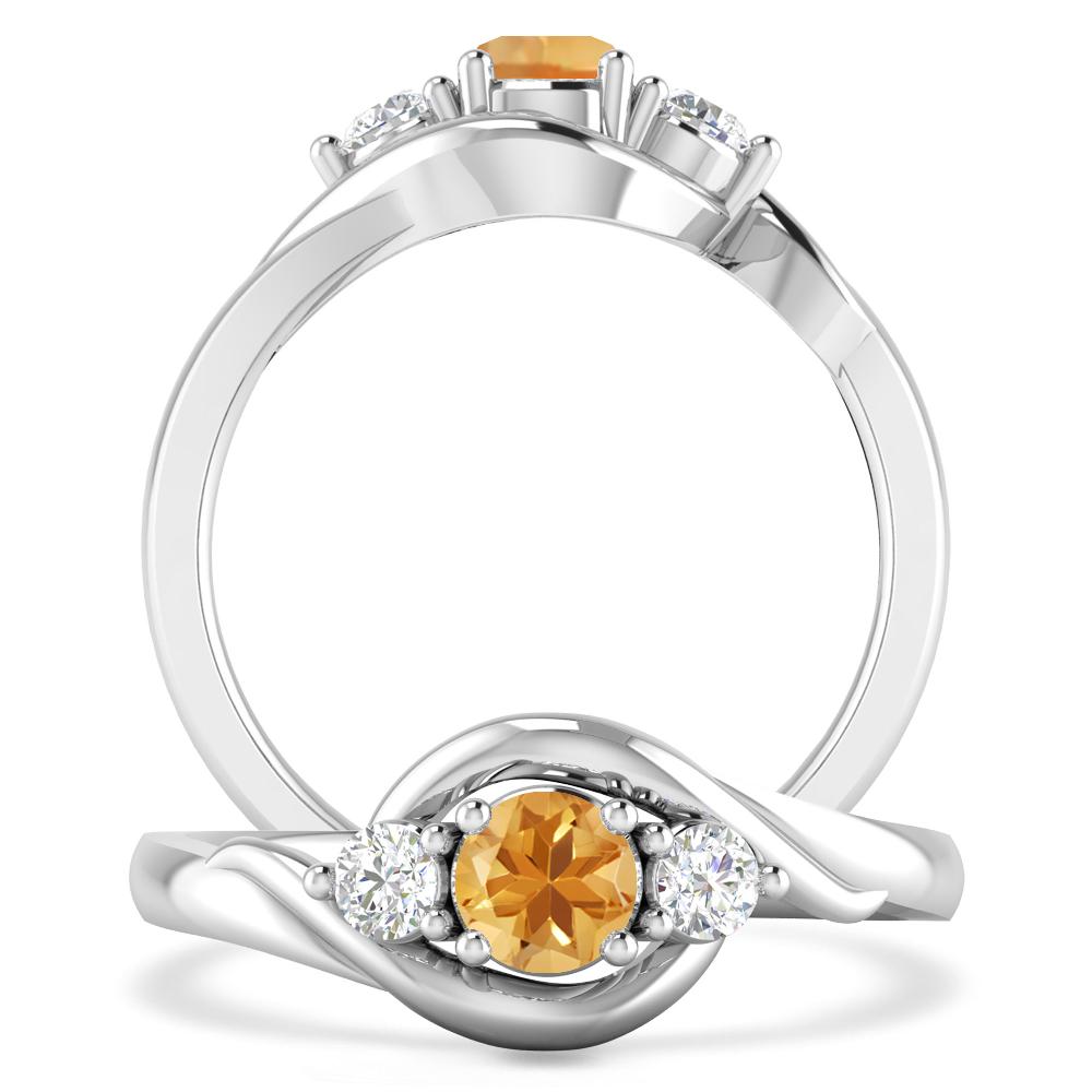 White Gold - Citrine