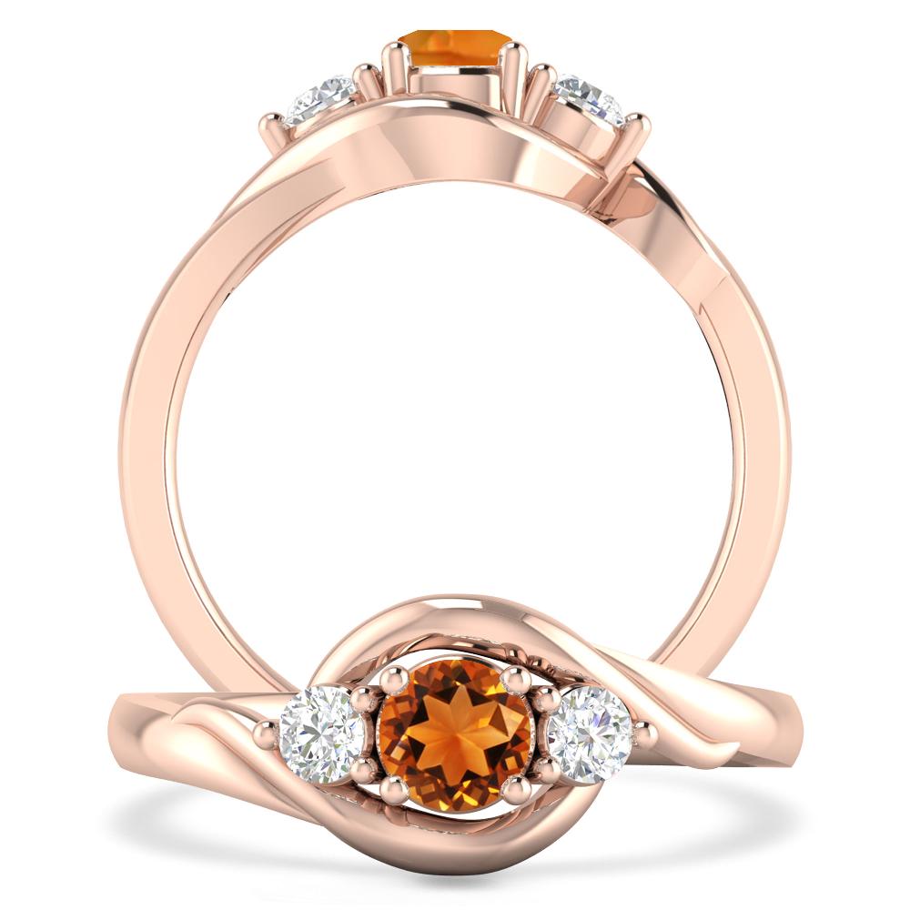 Rose Gold - Citrine