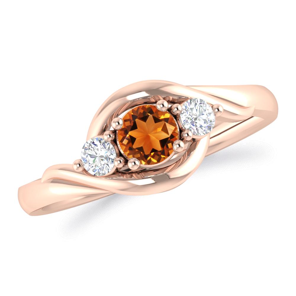 Rose Gold - Citrine