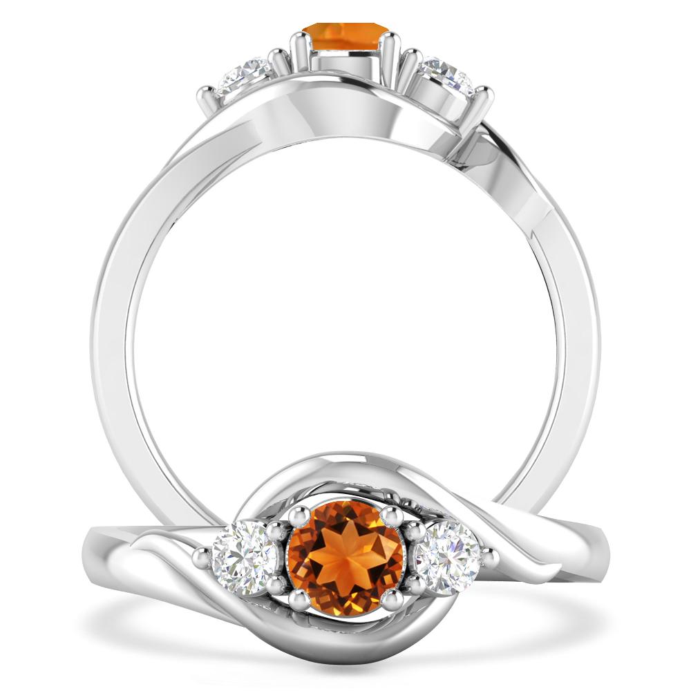 White Gold - Citrine