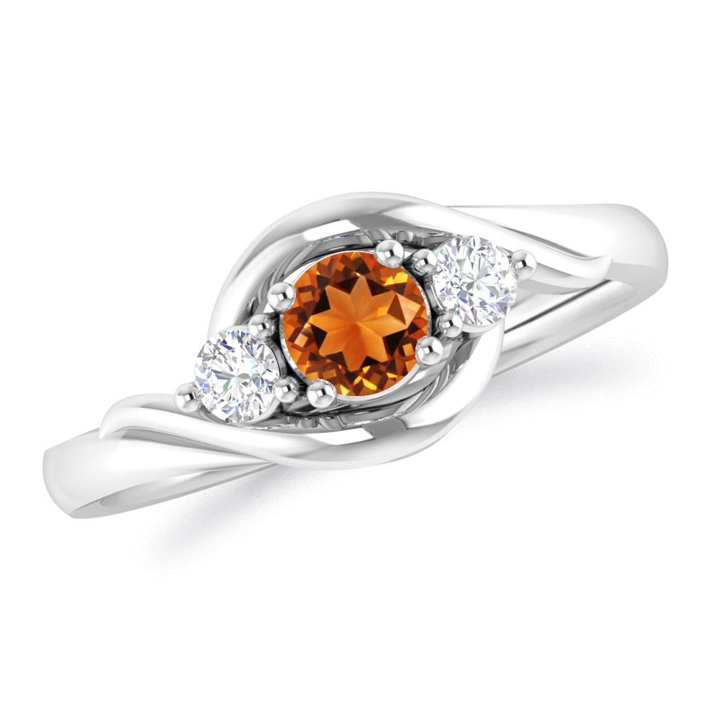 White Gold - Citrine