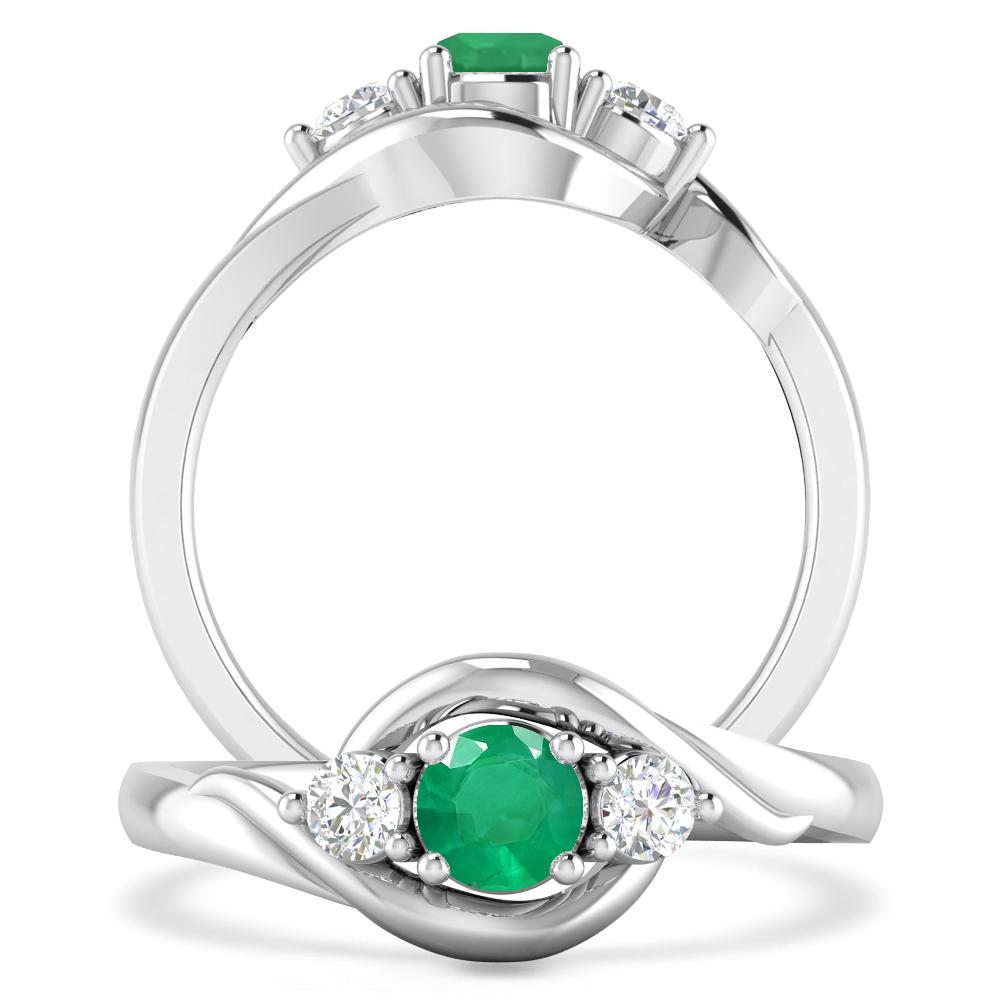 White Gold - Emerald