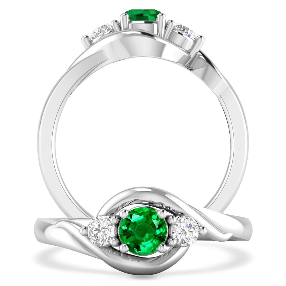 White Gold - Emerald