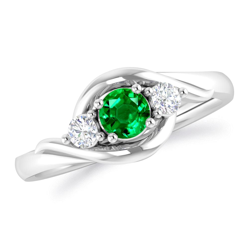 White Gold - Emerald